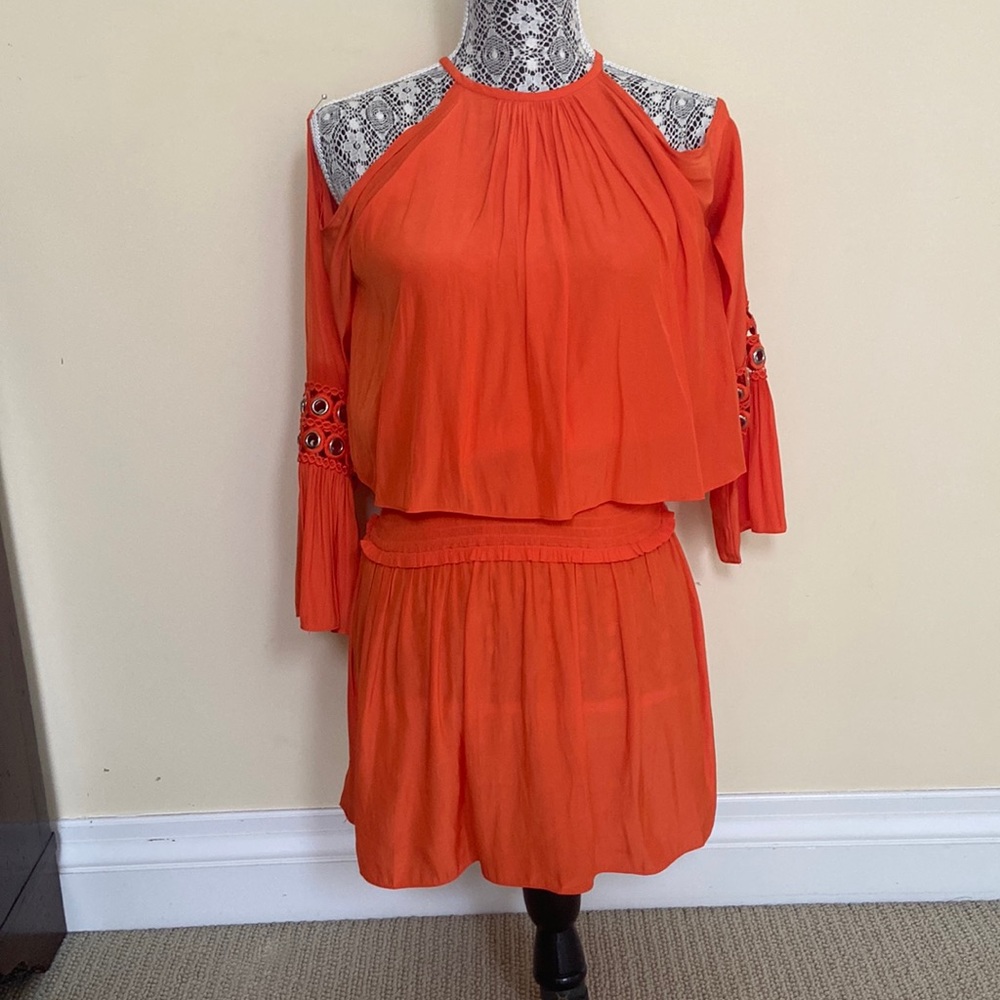 Pretty silky short dress or lavish long top.
